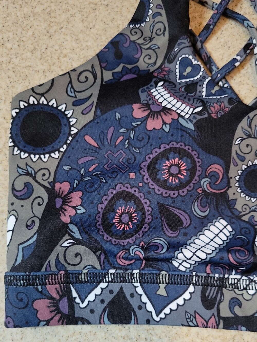 Constantly Varied Gear Sugar Skull Sports Bra Size Small - Picture 7 of 9